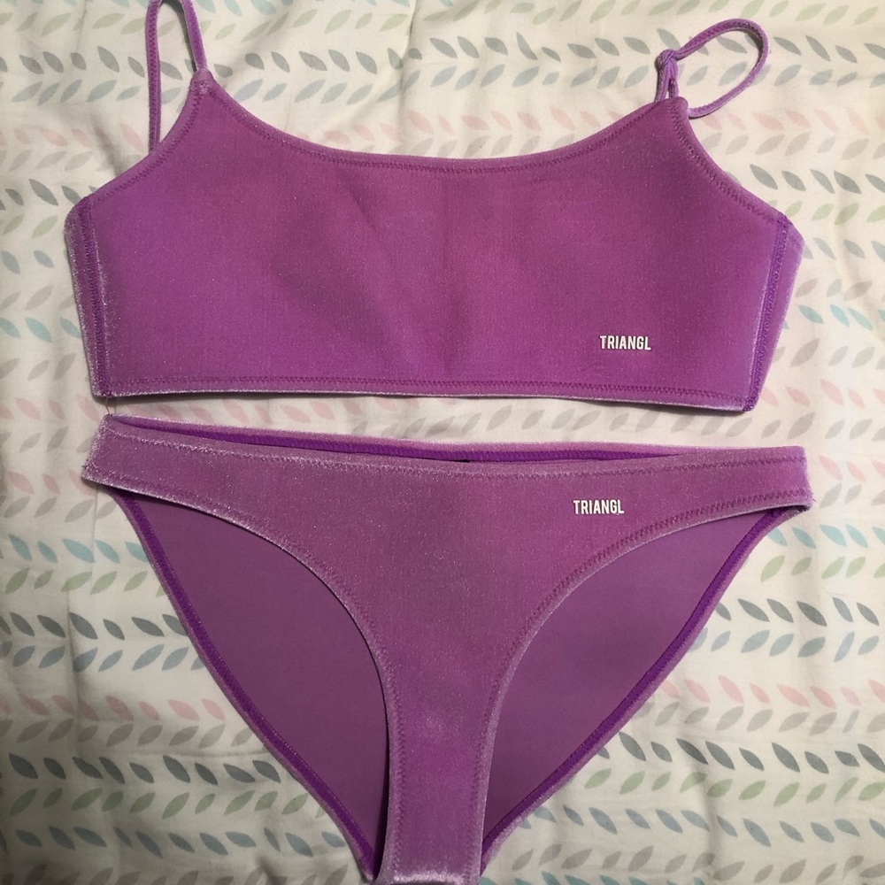 Triangl Lilac Velvet Bikini